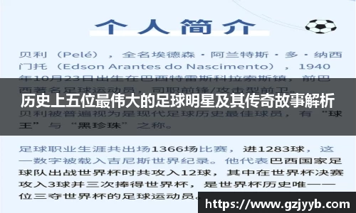 历史上五位最伟大的足球明星及其传奇故事解析